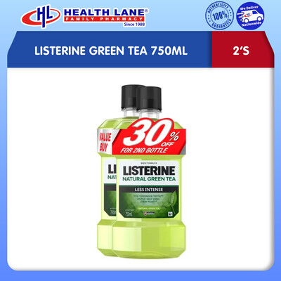 LISTERINE GREEN TEA (750MLX2)